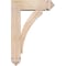 Ekena Millwork Thorton Arts and Crafts Smooth Bracket w/ Offset Brace, Douglas Fir, 5 1/2"W x 16"D x 24"H BKT0604X16X24THR03SDF - alternate 2
